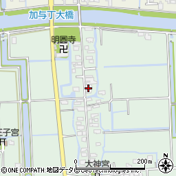 佐賀県佐賀市諸富町大字大堂2398周辺の地図