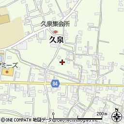 福岡県八女郡広川町久泉787-5周辺の地図