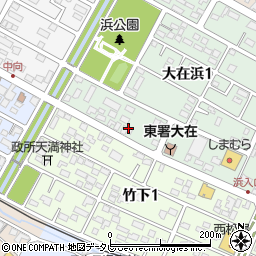 指原自転車店周辺の地図