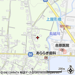 福岡県八女郡広川町久泉595-2周辺の地図