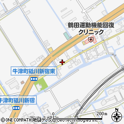 佐賀県小城市牛津町上砥川244周辺の地図