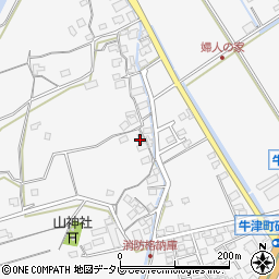 佐賀県小城市牛津町上砥川2574周辺の地図