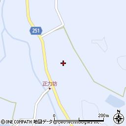 佐賀県伊万里市大川内町乙正力坊周辺の地図