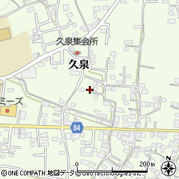 福岡県八女郡広川町久泉787周辺の地図