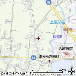 福岡県八女郡広川町久泉595-1周辺の地図