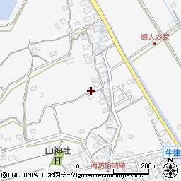 佐賀県小城市牛津町上砥川2557周辺の地図