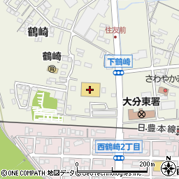 アタックス鶴崎店周辺の地図