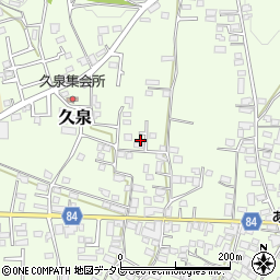 福岡県八女郡広川町久泉772-7周辺の地図
