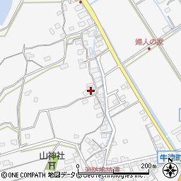 佐賀県小城市牛津町上砥川2548周辺の地図