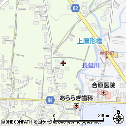 福岡県八女郡広川町久泉590-1周辺の地図