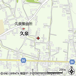 福岡県八女郡広川町久泉771-6周辺の地図