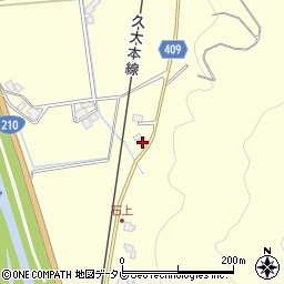 大分県玖珠郡九重町右田2597周辺の地図
