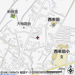 福岡県久留米市三潴町西牟田4540-4周辺の地図