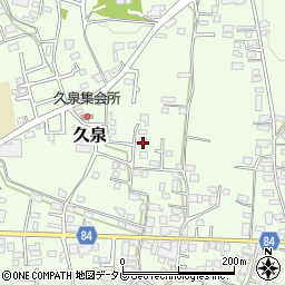 福岡県八女郡広川町久泉771-3周辺の地図