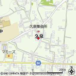 福岡県八女郡広川町久泉816-5周辺の地図