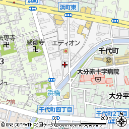 大分県大分市住吉町2丁目5周辺の地図