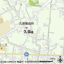福岡県八女郡広川町久泉770-7周辺の地図