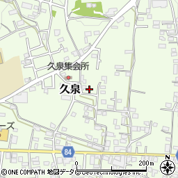 福岡県八女郡広川町久泉770周辺の地図