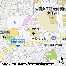 スーパーモリナガ本庄店周辺の地図