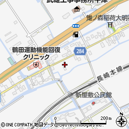 佐賀県小城市牛津町上砥川159周辺の地図