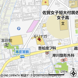 スカイクリーニング本庄宮前店周辺の地図