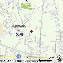 福岡県八女郡広川町久泉761周辺の地図