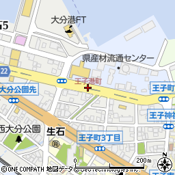 王子港町周辺の地図