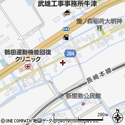 佐賀県小城市牛津町上砥川170周辺の地図