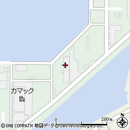 日鉄テックスエンジ株式会社大分支店　機械部大分工場周辺の地図