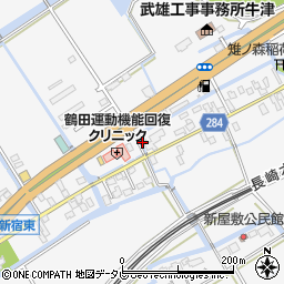 佐賀県小城市牛津町上砥川167周辺の地図