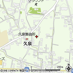 福岡県八女郡広川町久泉762-12周辺の地図