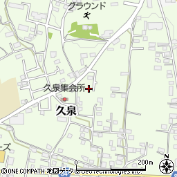 福岡県八女郡広川町久泉762-14周辺の地図