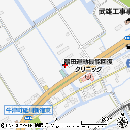 佐賀県小城市牛津町上砥川177-19周辺の地図