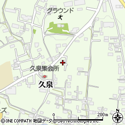 福岡県八女郡広川町久泉762-16周辺の地図