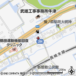 佐賀県小城市牛津町上砥川146周辺の地図