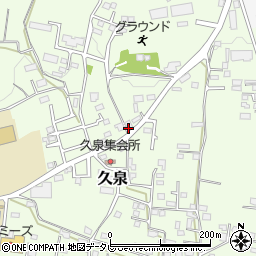 福岡県八女郡広川町久泉764-1周辺の地図