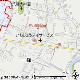 一条公民館周辺の地図