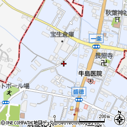 福岡県筑後市西牟田6069周辺の地図