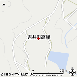 長崎県佐世保市吉井町高峰周辺の地図