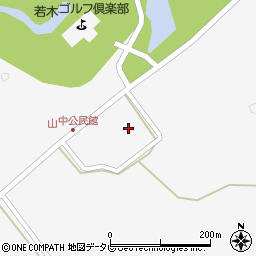 佐賀県武雄市本部山中周辺の地図
