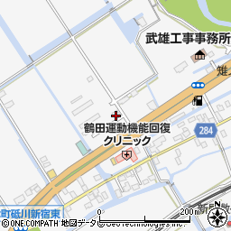 佐賀県小城市牛津町上砥川177-14周辺の地図