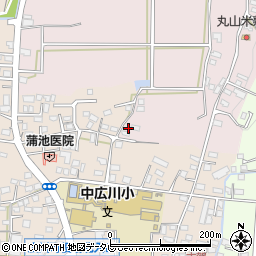 福岡県八女郡広川町日吉136周辺の地図
