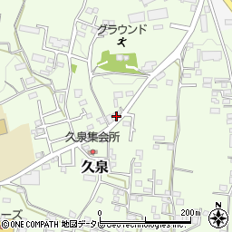 福岡県八女郡広川町久泉764周辺の地図