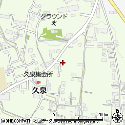 福岡県八女郡広川町久泉762-4周辺の地図