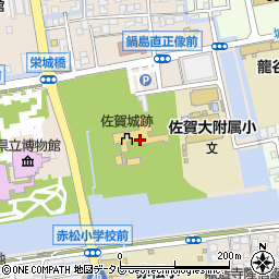 佐賀城本丸歴史館周辺の地図