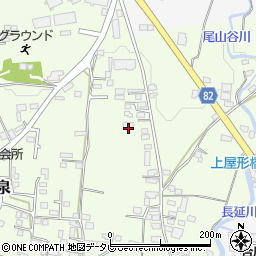 福岡県八女郡広川町久泉711-1周辺の地図