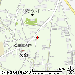 福岡県八女郡広川町久泉762-1周辺の地図