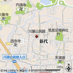 川瀬公民館周辺の地図