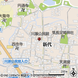 川瀬区公民館周辺の地図