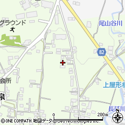 福岡県八女郡広川町久泉717-5周辺の地図